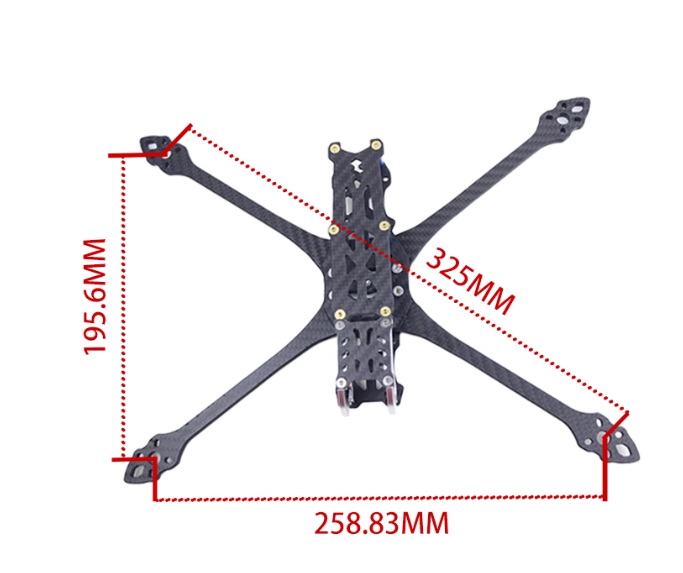 MAK5 MK5 7inch 325mm Carbon Fi - Geprc Rad Vtx 5.8G 2.5W review and price